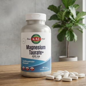 Таурат магнію KAL Magnesium Taurate 400 mg (180 таблеток) Таурат магнію KAL Magnesium Taurate 400 mg (180 таблеток)