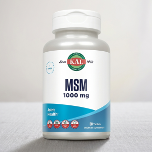 Метилсульфонілметан (МСМ) для зменшення болю в суглобах, KAL MSM 1000 mg (80 таблеток)