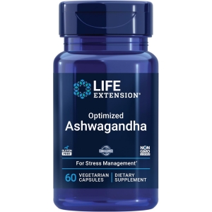 Оптимізований екстракт ашваганди Life Extension Optimized Ashwagandha Extract (60 капсул)