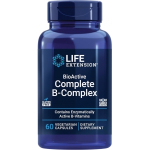 Комплекс вітамінів групи В, Life Extension BioActive Complete B-Complex (60 капсул)