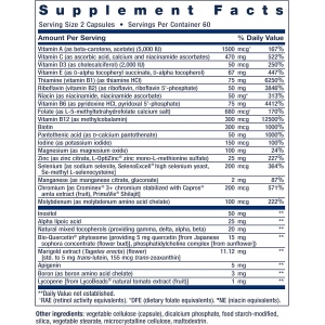 Вітамінний комплекс Life Extension Two-Per-Day Multivitamin (120 капсул)