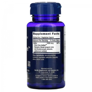 Йод в капсулах Life Extension Sea-Iodine 1000 mcg (60 капсул)