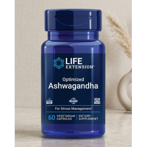 Оптимізований екстракт ашваганди Life Extension Optimized Ashwagandha Extract (60 капсул)