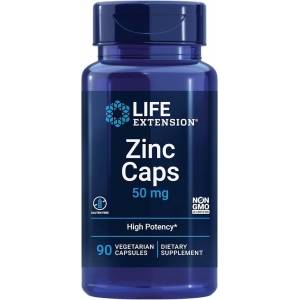 Цинк Life Extension Zinc Caps 50 mg 90 капсул