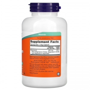Магній у капсулах Magnesium Caps 400 mg Now Foods (180 капсул) Магній у капсулах Magnesium Caps 400 mg Now Foods (180 капсул)