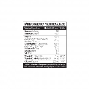 Кальцій цитрат та D3+K2 MST Calcium Citrate Vitamin D3+K2 MK7 (60 таблеток)