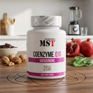 Коензим для клітинної енергії MST Coenzyme Q10 200 mg 30 капсул Коензим для клітинної енергії MST Coenzyme Q10 200 mg 30 капсул