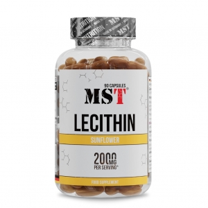 Соняшниковий лецитин MST Sunflower Lecithin 2000 мг 90 гелевих капсул Соняшниковий лецитин MST Sunflower Lecithin 2000 мг 90 гелевих капсул