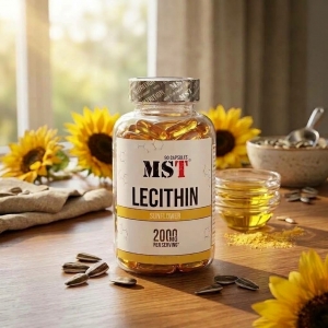 Соняшниковий лецитин MST Sunflower Lecithin 2000 мг 90 гелевих капсул Соняшниковий лецитин MST Sunflower Lecithin 2000 мг 90 гелевих капсул