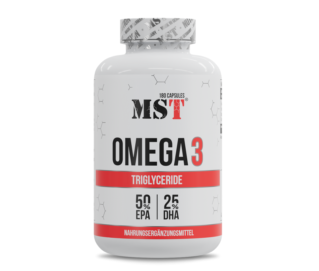 Риб'ячий жир Омега-3 тригліцериди MST Omega 3 Triglyceride 75% 180 капсул