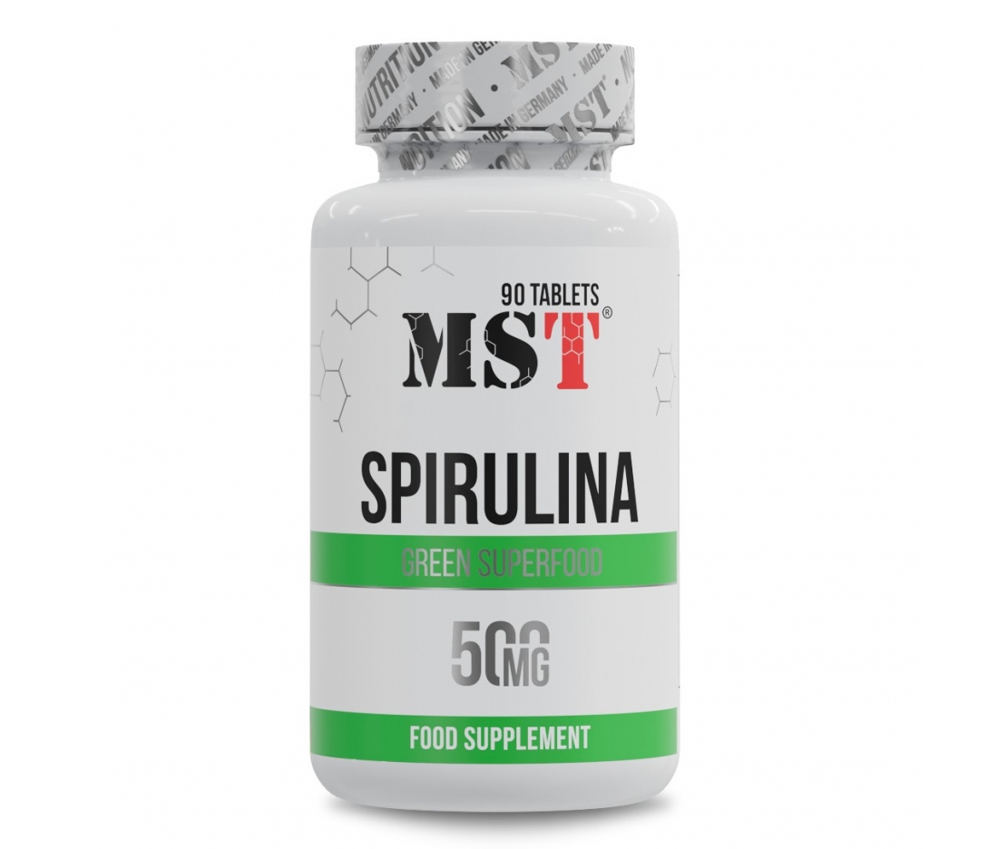 Спіруліна MST Spirulina 500 mg Green superfood 90 таблеток Спіруліна MST Spirulina 500 mg Green superfood 90 таблеток
