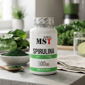 Спіруліна MST Spirulina 500 mg Green superfood 90 таблеток Спіруліна MST Spirulina 500 mg Green superfood 90 таблеток