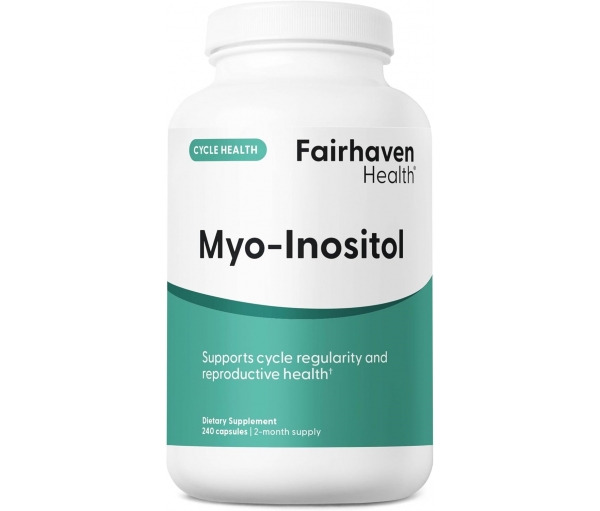 Міо-інозитол для гормонального балансу Fairhaven Health Myo-Inositol (240 капсул) Міо-інозитол для гормонального балансу Fairhaven Health Myo-Inositol (240 капсул)
