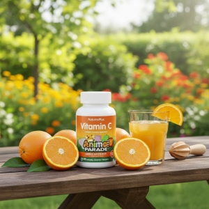 Вітамін С для дітей Natures Plus Animal Parade Vitamin C Children's Chewables (90 жувальних таблеток)