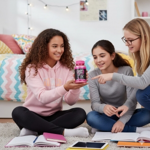Вітаміни для дівчаток-підлітків Source of Life Nature's Plus Power Teen for Her, 60 жувальних таблеток