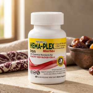 Комплекс вітамінів та мінералів Hema-Plex Mini-Tabs Natures Plus, 60 міні-таблеток Комплекс вітамінів та мінералів Hema-Plex Mini-Tabs Natures Plus, 60 міні-таблеток