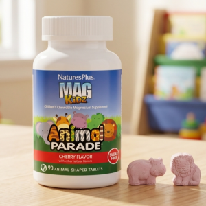 Магній для дітей Natures Plus Animal Parade Mag Kidz, 90 жувальних таблеток Магній для дітей Natures Plus Animal Parade Mag Kidz, 90 жувальних таблеток