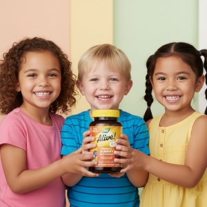 Мультивітаміни для дітей Nature's Way Alive! Kids (90 мармеладок) вишня, апельсин, виноград