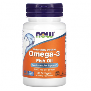 Омега-3, риб'ячий жир Now Foods Omega-3 Fish Oil 1000 mg (30 капсул) Омега-3, риб'ячий жир Now Foods Omega-3 Fish Oil 1000 mg (30 капсул)