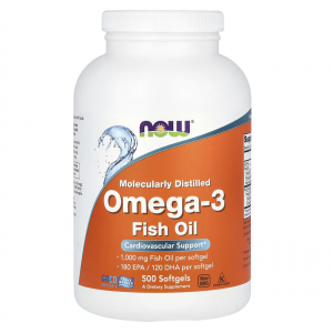 Омега-3, риб'ячий жир Now Foods Omega-3 Fish Oil 1000 mg (500 капсул) Омега-3, риб'ячий жир Now Foods Omega-3 Fish Oil 1000 mg (500 капсул)