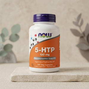 Дієтична добавка 5-HTP (5-гідрокситриптофан), 100 mg NOW Foods  (120 капсул)