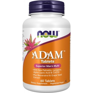 Вітаміни для чоловіків Now Foods ADAM (60 таблеток)