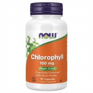 Біодобавка Хлорофіл Now Foods Chlorophyll 100 mg (90 капсул)