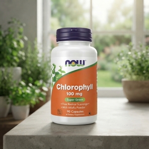 Біодобавка Хлорофіл Now Foods Chlorophyll 100 mg (90 капсул)