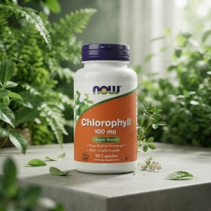 Біодобавка Хлорофіл Now Foods Chlorophyll 100 mg (90 капсул)