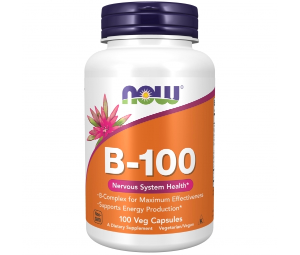 Комплекс вітамінів B, Now Foods Complex B-100 (100 капсул)