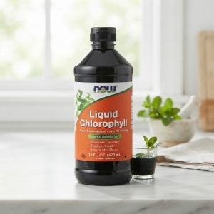 Рідкий хлорофіл для очищення організму, Now Foods Liquid Chlorophyll Mint, 473 мл