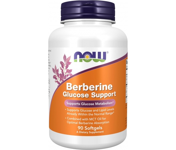 Берберин для підтримки рівня глюкози Now Foods Berberine Glucose Support 90 гелевих капсул Берберин для підтримки рівня глюкози Now Foods Berberine Glucose Support 90 гелевих капсул
