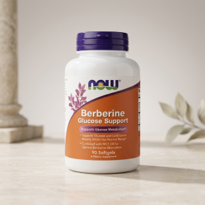 Берберин для підтримки рівня глюкози Now Foods Berberine Glucose Support 90 гелевих капсул