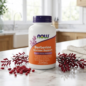Берберин для підтримки рівня глюкози Now Foods Berberine Glucose Support 90 гелевих капсул