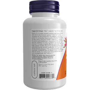 Вітамін C та аскорбат кальцію Now Foods C-500 Calcium Ascorbate-C 500 мг 100 капсул