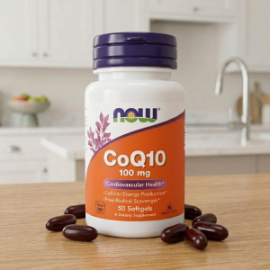 Коензим (вироблення клітинної енергії) Now Foods CoQ10 100 mg 50 капсул