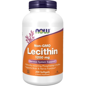 Лецитин, для підтримки нервової системи, Now Foods Lecithin 1200 mg (200 капсул) Лецитин, для підтримки нервової системи, Now Foods Lecithin 1200 mg (200 капсул)