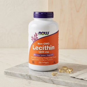 Лецитин, для підтримки нервової системи, Now Foods Lecithin 1200 mg (200 капсул) Лецитин, для підтримки нервової системи, Now Foods Lecithin 1200 mg (200 капсул)