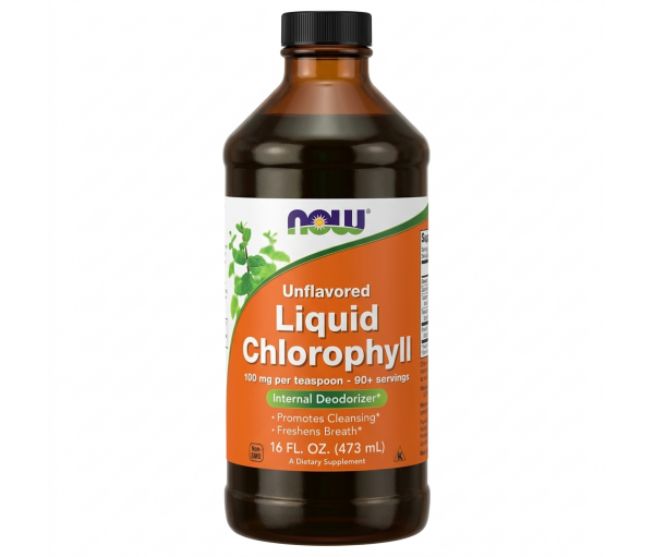 Рідкий хлорофіл для очищення організму Now Foods Liquid Chlorophyll Unflavored 473 мл