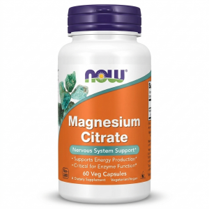 Магній цитрат Now Foods Magnesium Citrate 60 капсул