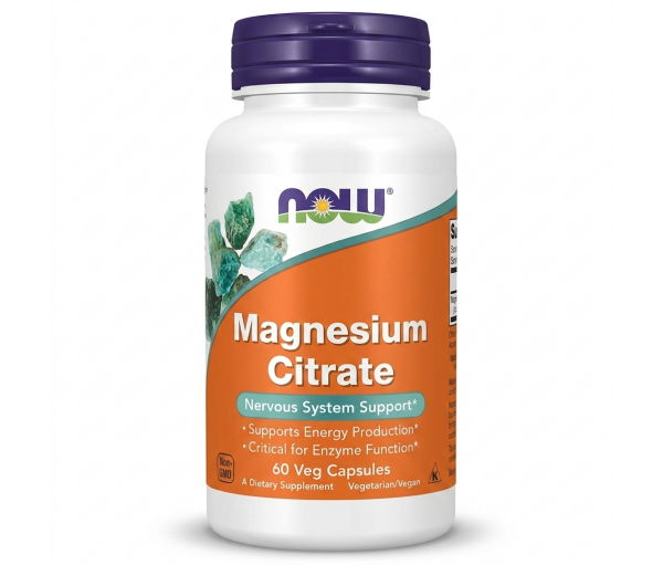 Магній цитрат Now Foods Magnesium Citrate 60 капсул