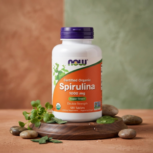 Спіруліна органічна біодобавка Now Foods Spirulina 1000 mg 120 таблеток Спіруліна органічна біодобавка Now Foods Spirulina 1000 mg 120 таблеток