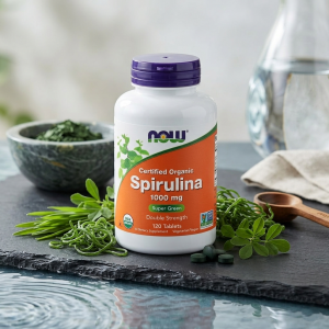 Спіруліна органічна біодобавка Now Foods Spirulina 1000 mg 120 таблеток Спіруліна органічна біодобавка Now Foods Spirulina 1000 mg 120 таблеток