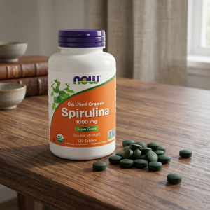 Спіруліна органічна біодобавка Now Foods Spirulina 1000 mg 120 таблеток Спіруліна органічна біодобавка Now Foods Spirulina 1000 mg 120 таблеток