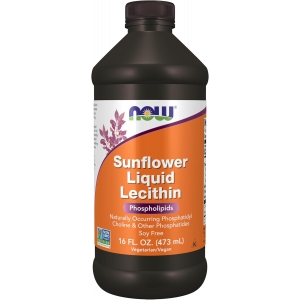 Рідкий соняшниковий лецитин Now Foods Sunflower Liquid Lecithin, 473 мл