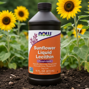 Рідкий соняшниковий лецитин Now Foods Sunflower Liquid Lecithin, 473 мл