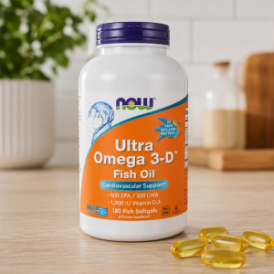 Ультра Омега-3 (риб'ячий жир) з вітаміном D3 Now Foods Ultra Omega 3-D 180 гелевих капсул Ультра Омега-3 (риб'ячий жир) з вітаміном D3 Now Foods Ultra Omega 3-D 180 гелевих капсул
