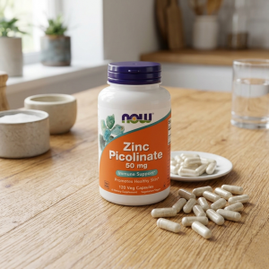 Піколінат цинку біодобавка Now Foods Zinc Picolinate 50 mg 120 капсул