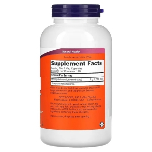 Метилсульфонілметан (МСМ) для зменшення болю в суглобах, Now Foods MSM 1000 mg (240 капсул) Метилсульфонілметан (МСМ) для зменшення болю в суглобах, Now Foods MSM 1000 mg (240 капсул)
