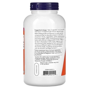 Метилсульфонілметан (МСМ) для зменшення болю в суглобах, Now Foods MSM 1000 mg (240 капсул) Метилсульфонілметан (МСМ) для зменшення болю в суглобах, Now Foods MSM 1000 mg (240 капсул)